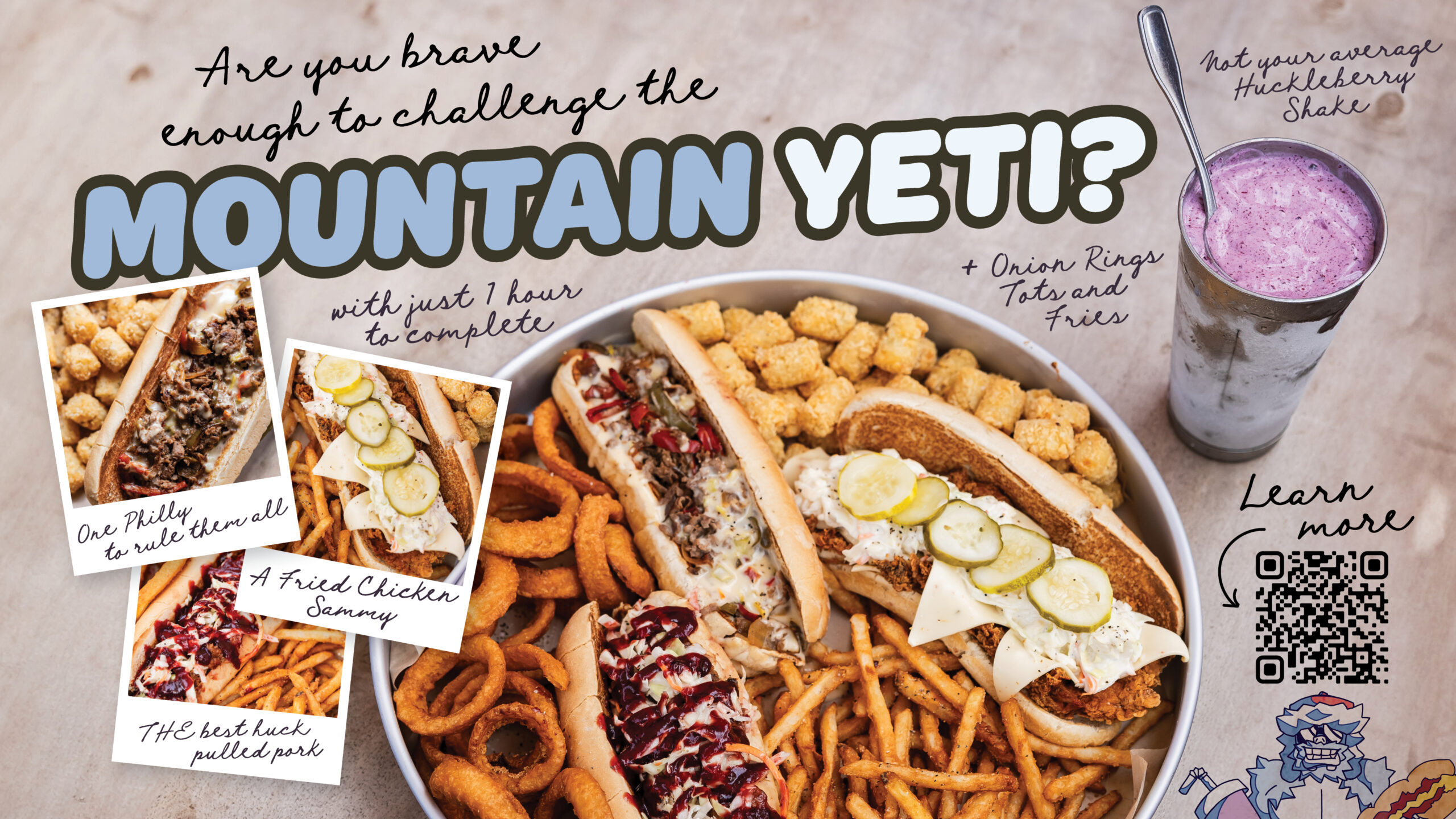 Mountain Yeti Food Challenge 
