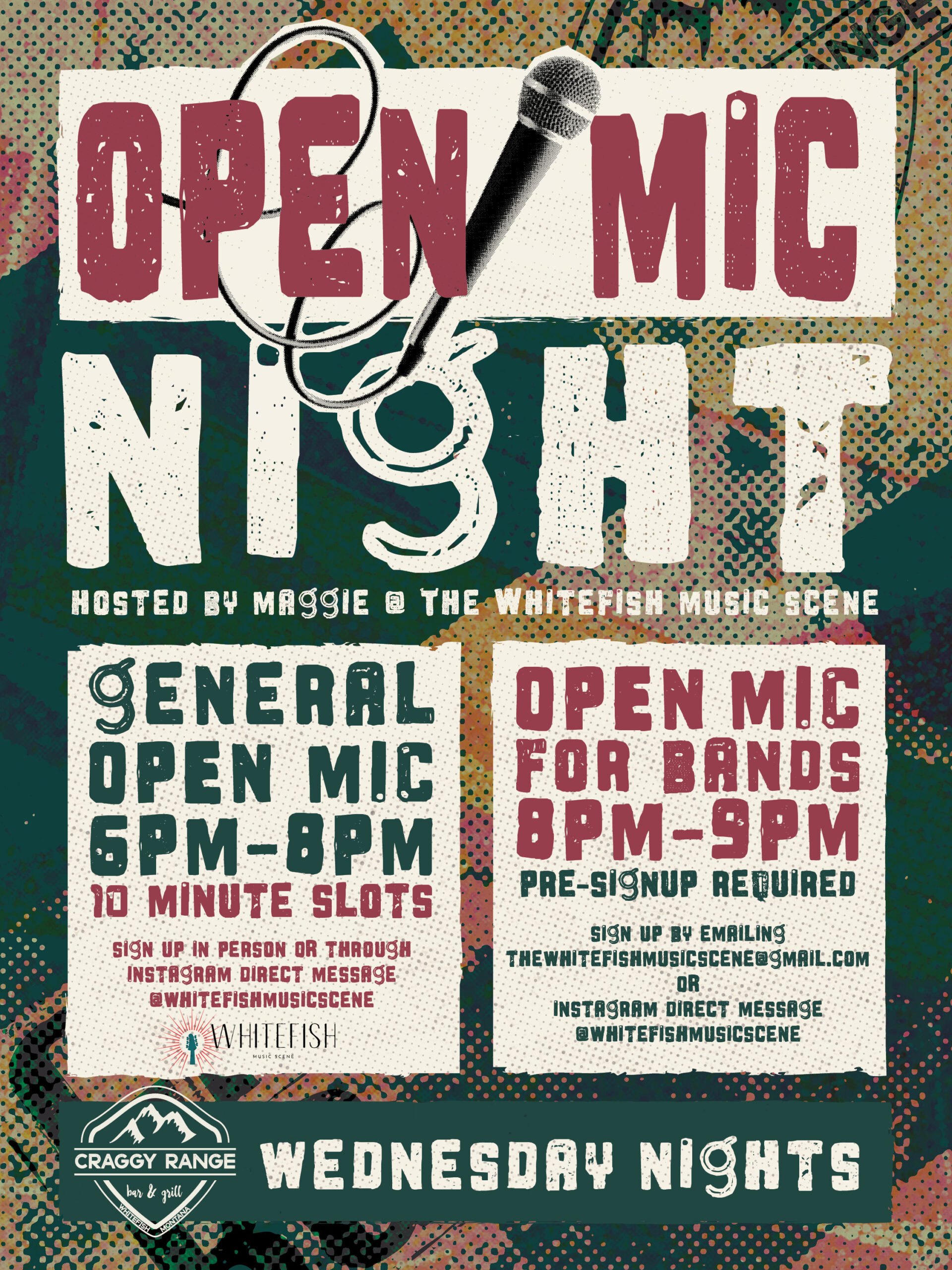 Whitefish Open Mic Night Details