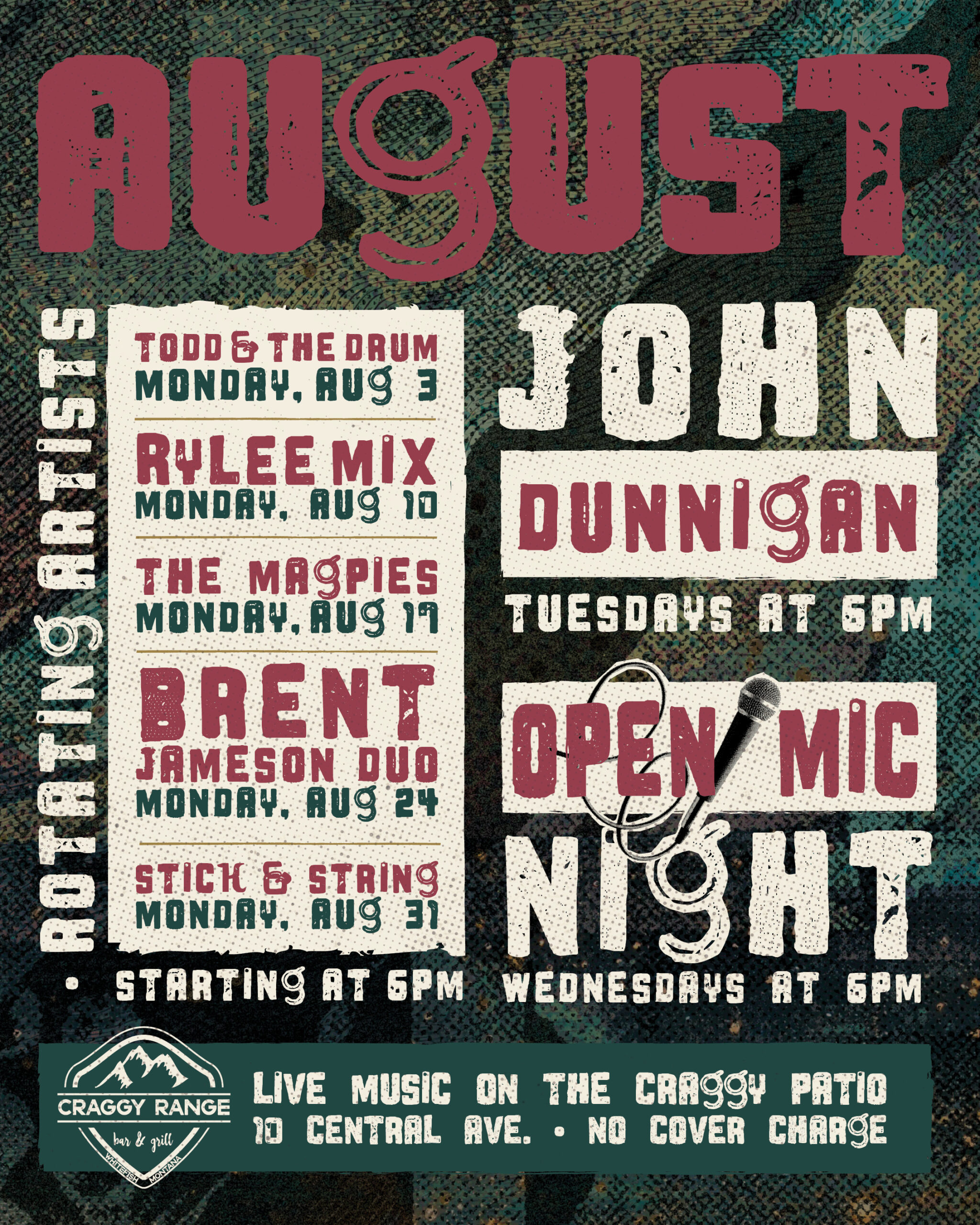 July Music at The Craggy Range